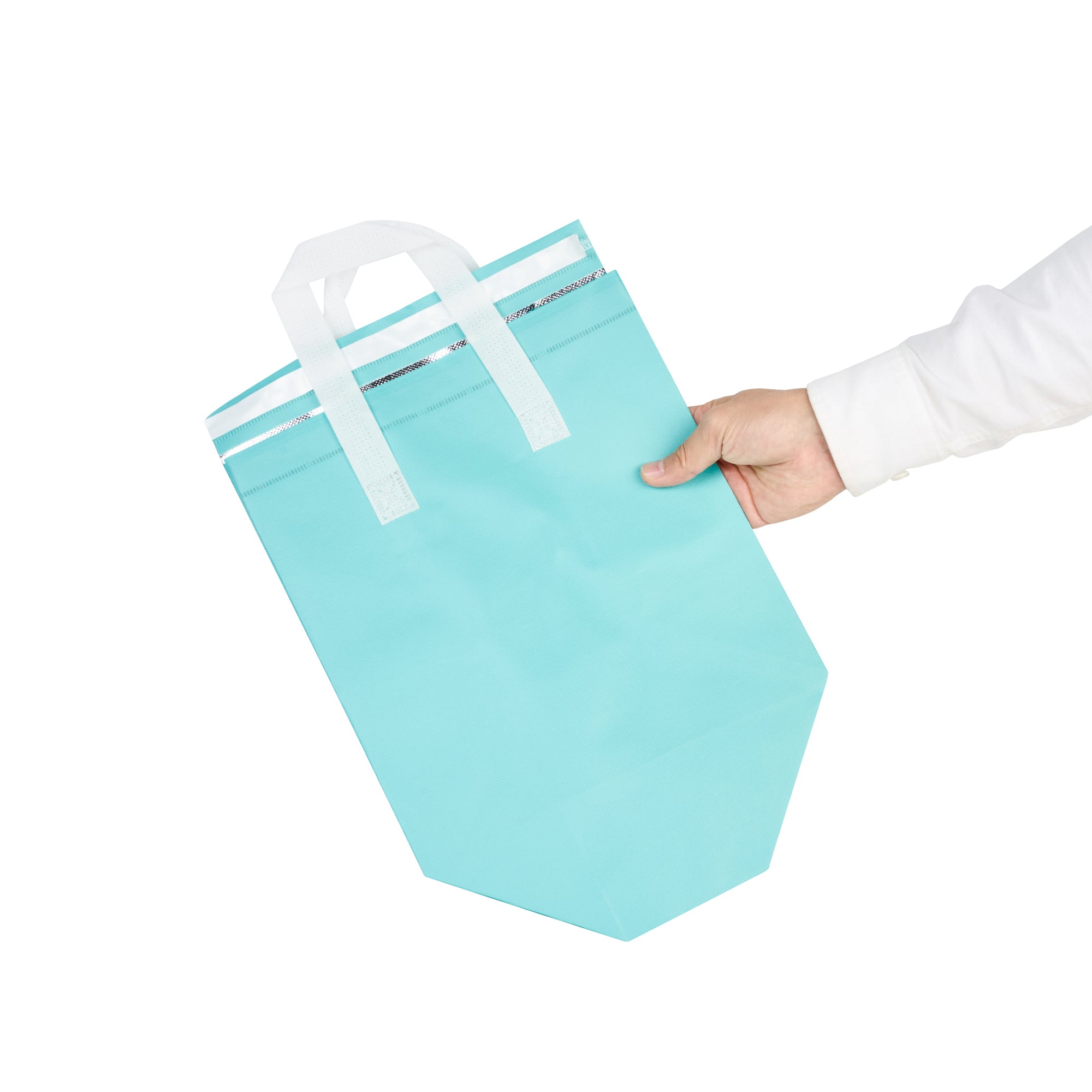 Premium Insulated Takeout Bags - Tamper Evident Food Delivery Bags (10.25
