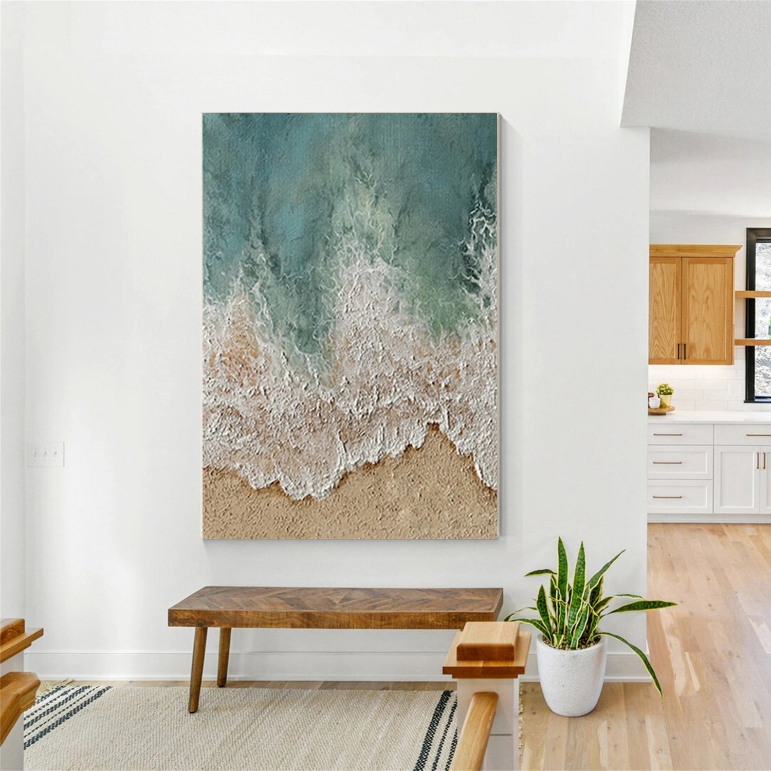 Ocean and Sky Painting #OS 244 - Stunning Seascape Wall Art for Home & Office Decor - Perfect for Living Room, Bedroom or Beach House