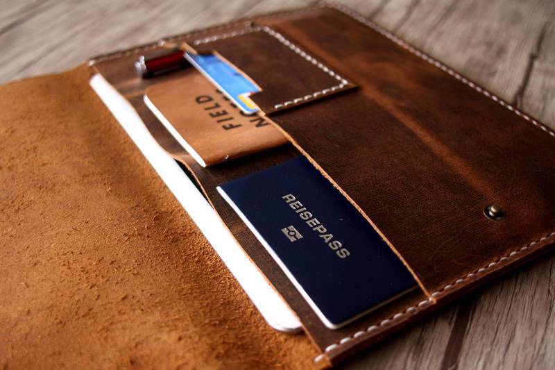 Premium Leather Sleeve for Microsoft Surface Laptop 2 & 3 (13.5 Inch) - Protective Case for Work, Travel & School