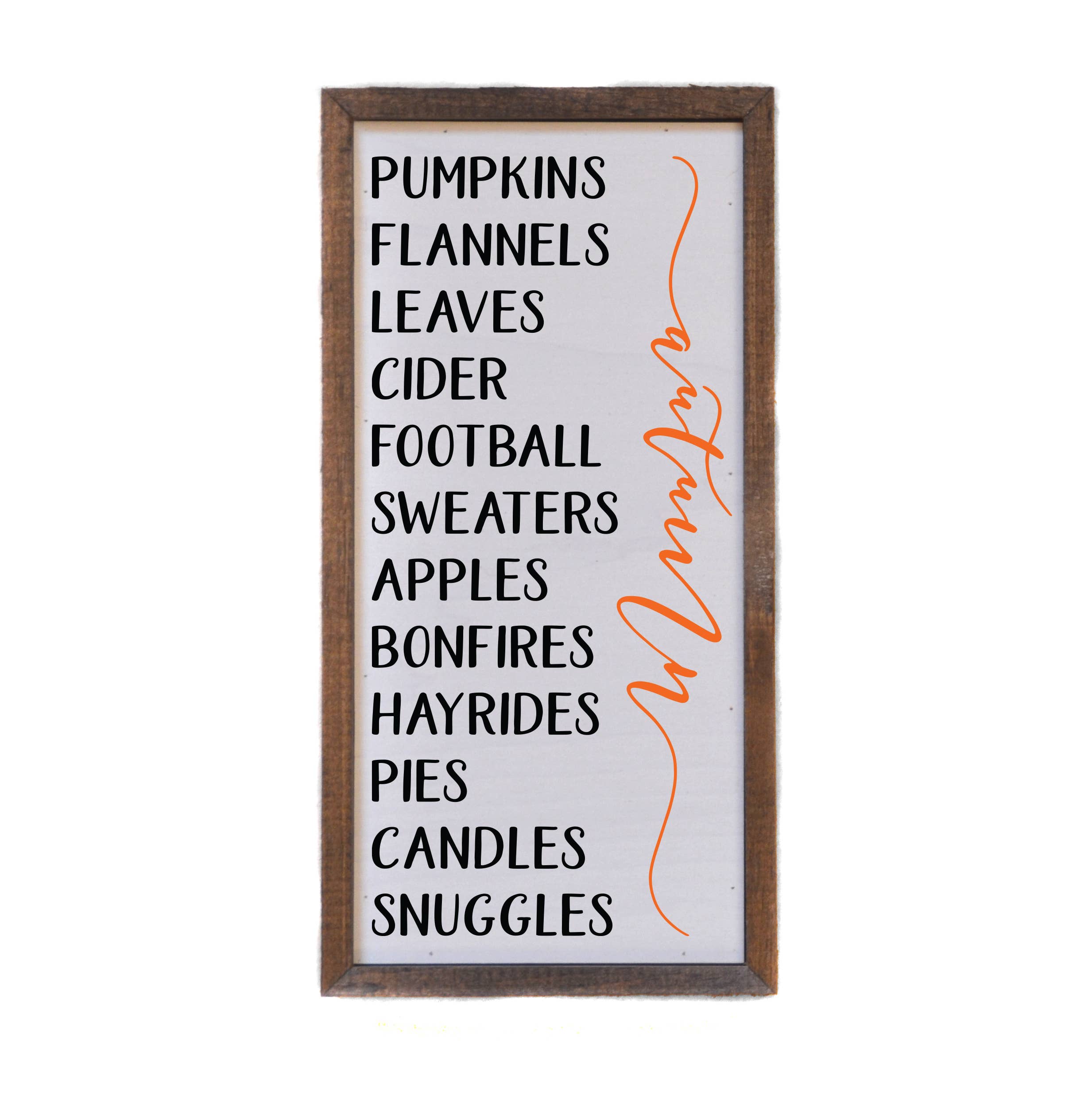 Best Fall Decor Signs - Autumn Home Decorations for Thanksgiving, Halloween & Seasonal Party Decor