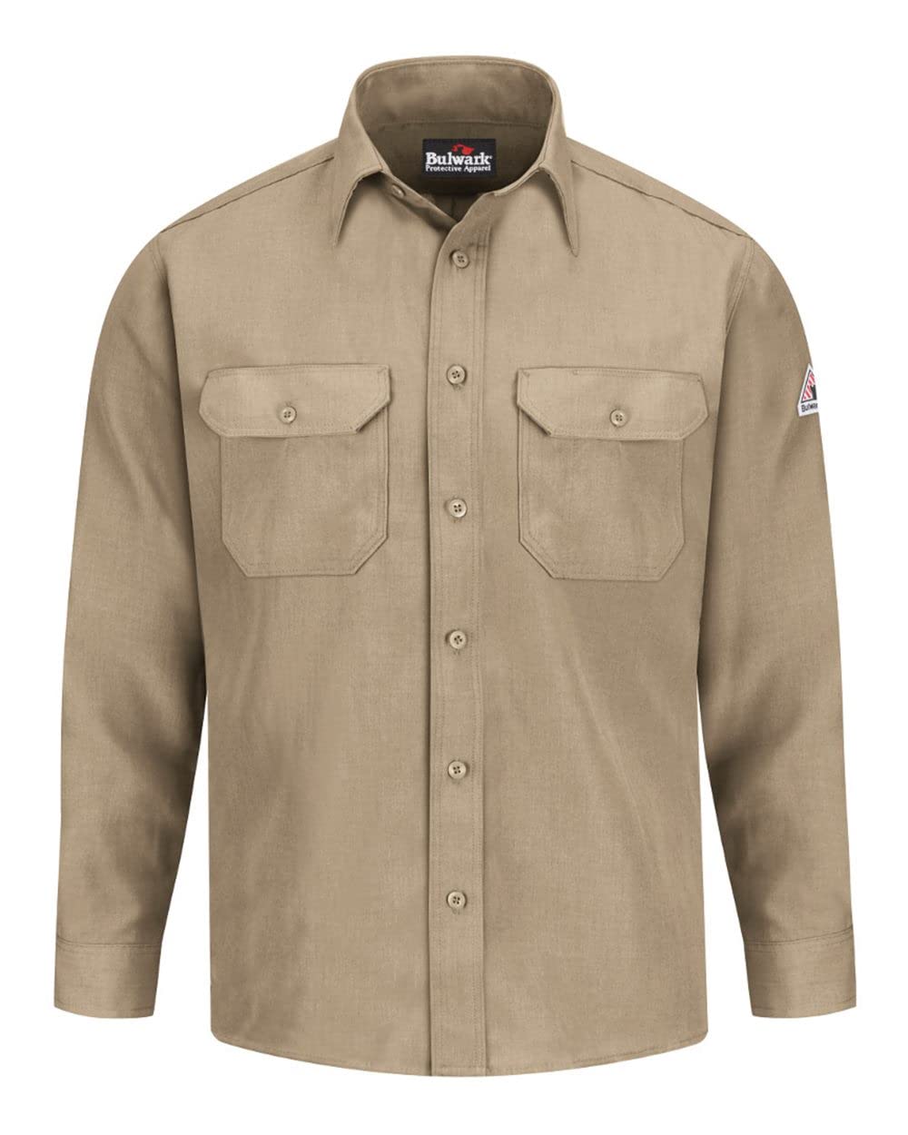 Bulwark FR Men's Long Sleeve Work Utility Shirts - Flame Resistant Safety Apparel, Multicolor, XX-Large Tall (US Size) - Ideal for Construction, Oilfield & Industrial Workwear
