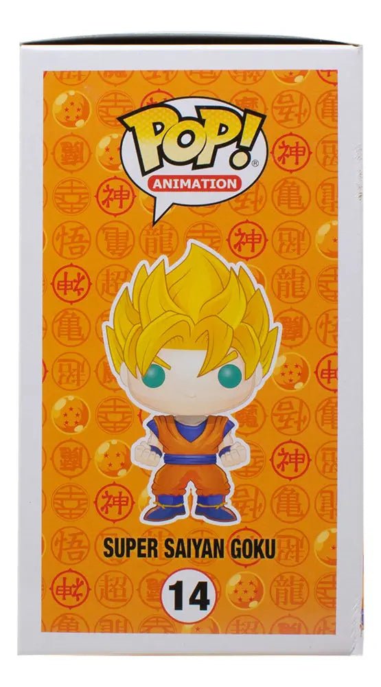 Dragon Ball Z Super Saiyan Goku Funko Pop! Vinyl Figure #14 - Collectible Anime Toy for Display, Gift & Home Decor
