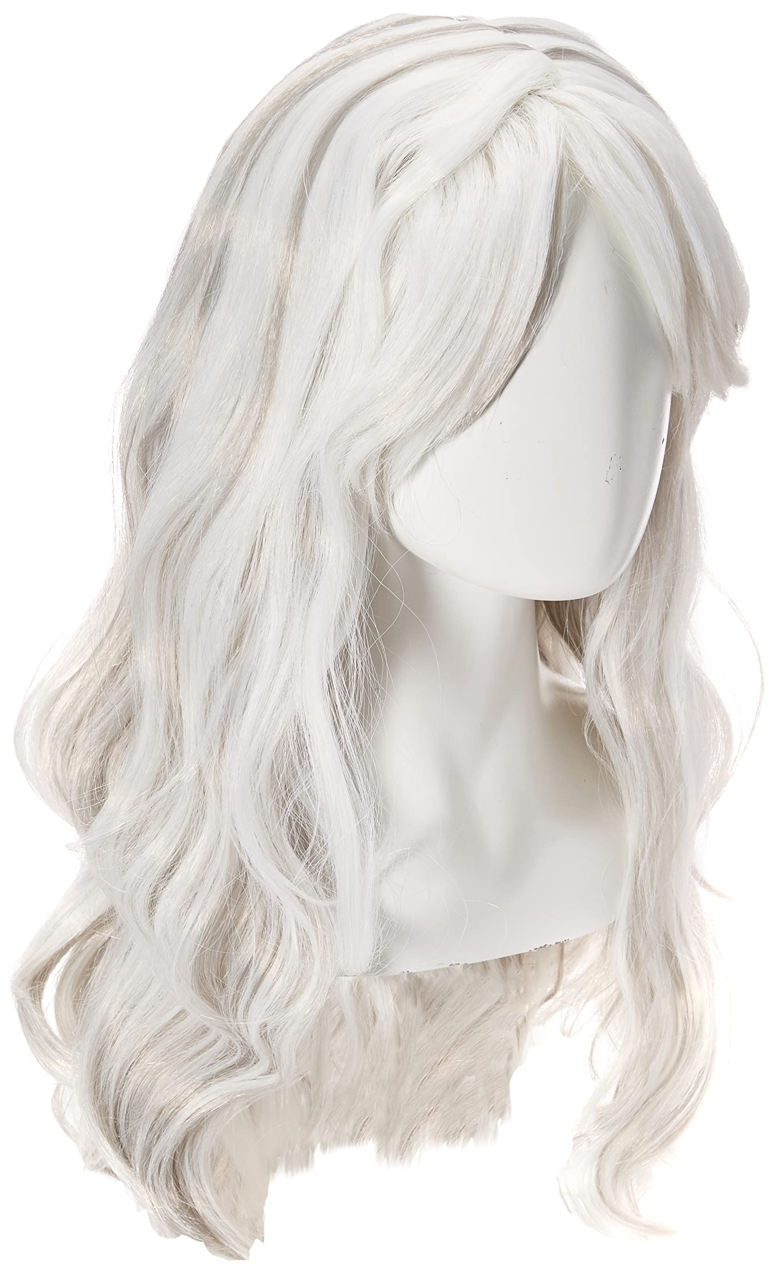 Supernatural Gray Wig for Adults - Long Cosplay Hair for Halloween, Costume Parties & Themed Events