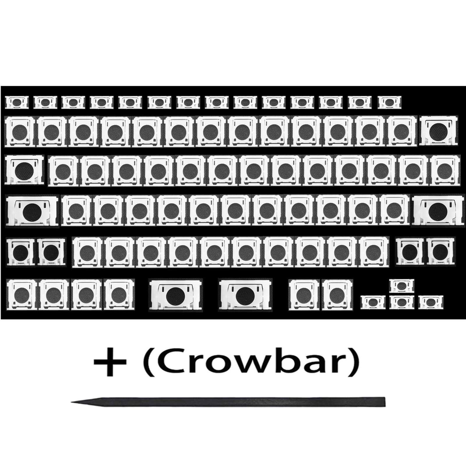 MacBook Pro & Air Replacement Keycaps Set - Compatible with 13