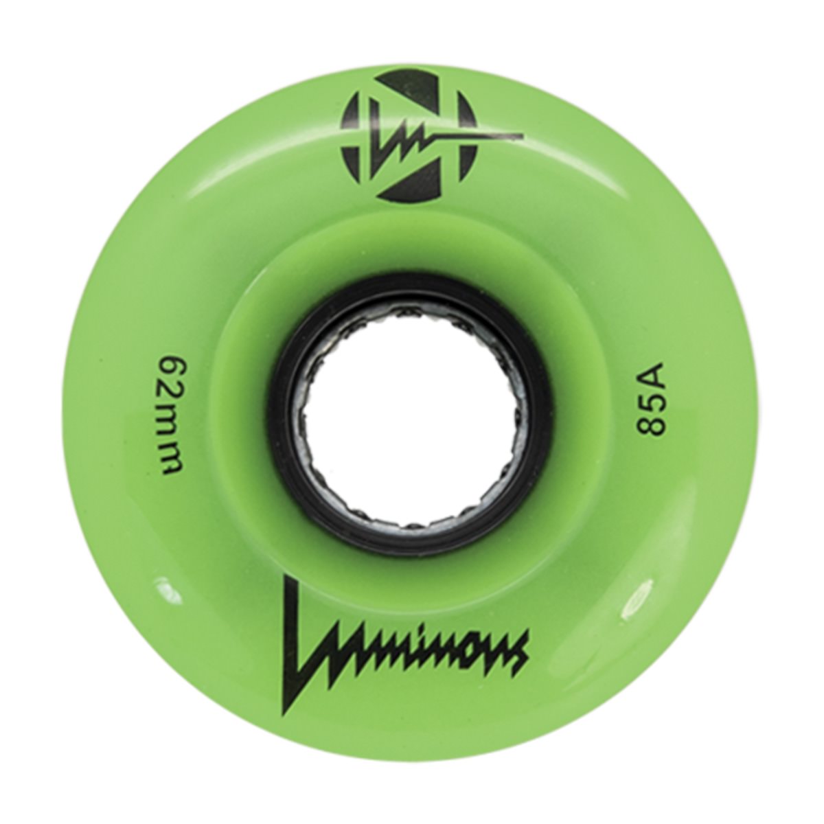 Luminous LED Quad Wheels 62mm - Pack of 4 for Skateboards, Scooters & Roller Skates - Glow in The Dark Wheels for Night Riding & Outdoor Activities