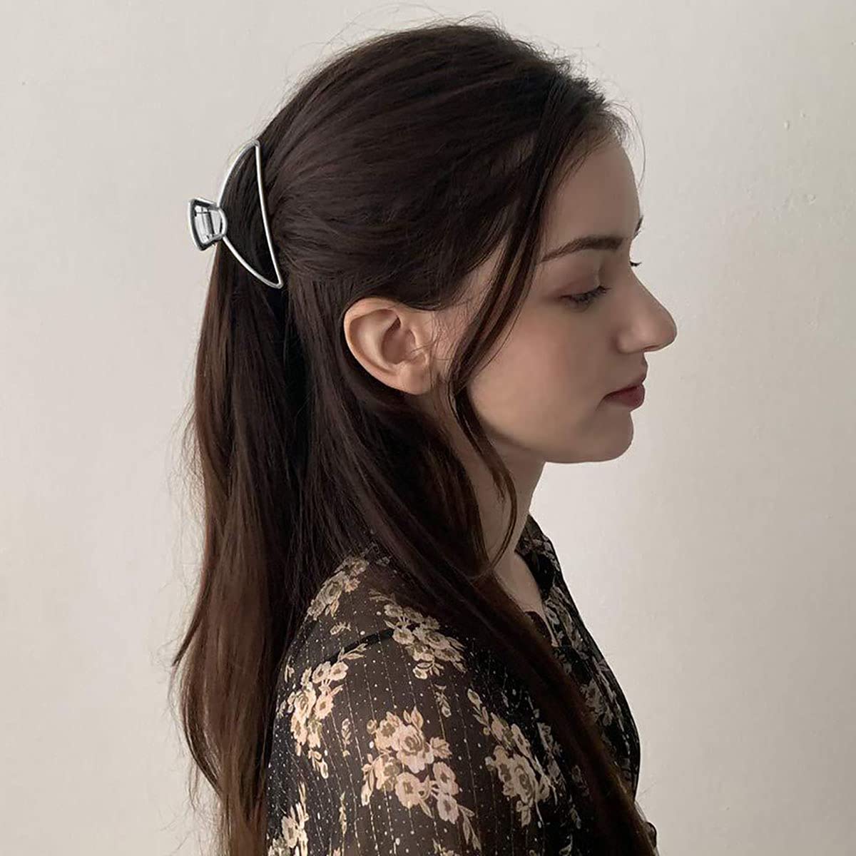 Acenail Metal Hair Clips for Thick Hair - Hollow Hair Claw, Half Bun Hairpins, Jaw Clamp Clips & Barrette - Fashion Hair Accessories for Women & Girls (Pack of 1) - Perfect for Updos, Ponytails & Everyday Styling