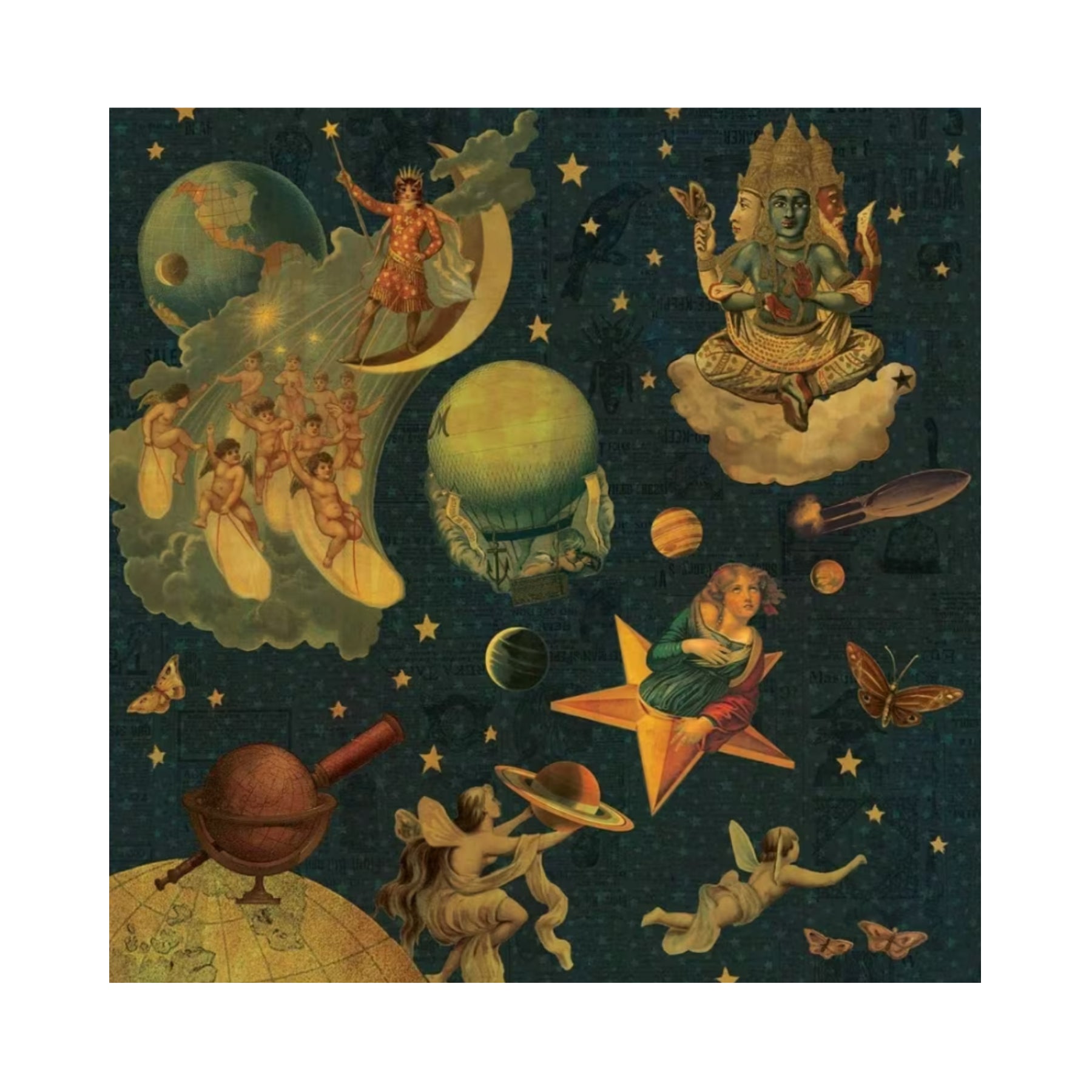 Smashing Pumpkins Mellon Collie & The Infinite Sadness 4LP Vinyl Box Set - Limited Edition Collectible for Music Lovers & Vinyl Enthusiasts - Perfect for Home Listening, Gifts & Music Collections