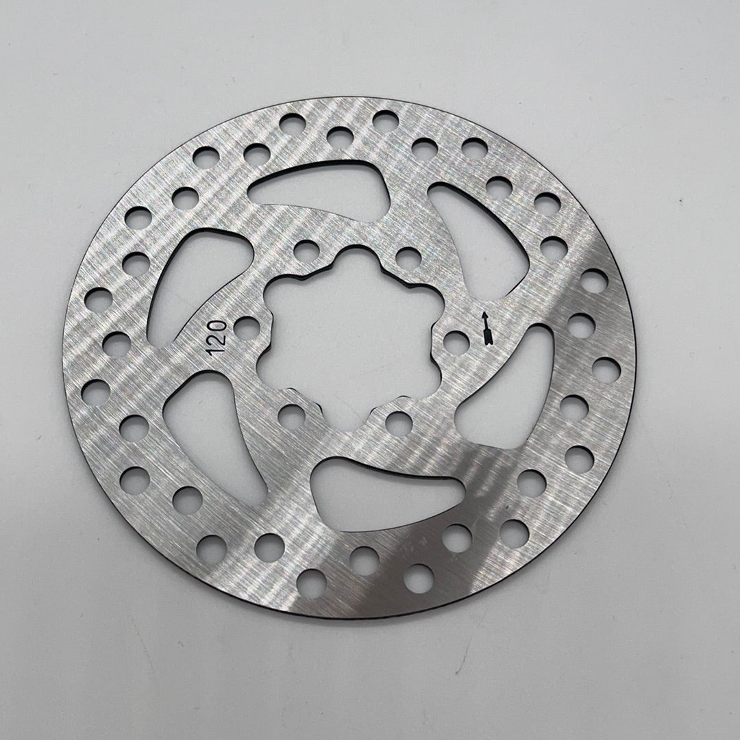 High-Performance WideWheel Brake Disc (Rotor) 120mm - Premium Replacement for Electric Scooters & Bikes - Perfect for Commuting, Urban Riding & Outdoor Adventures