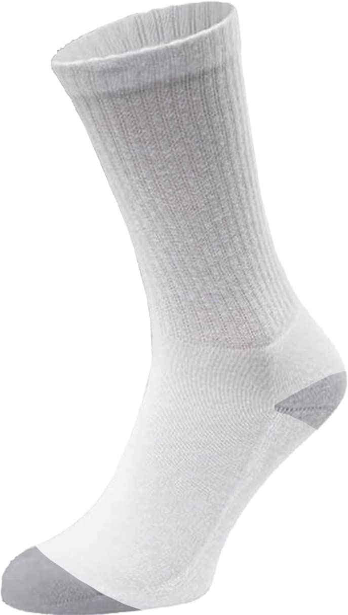 240 Pairs Cotton Crew Socks for Men & Women - Soft Breathable Athletic Socks, Bulk Pack for Sports, Gym, Work & Everyday Wear - Winterlace Comfort Socks