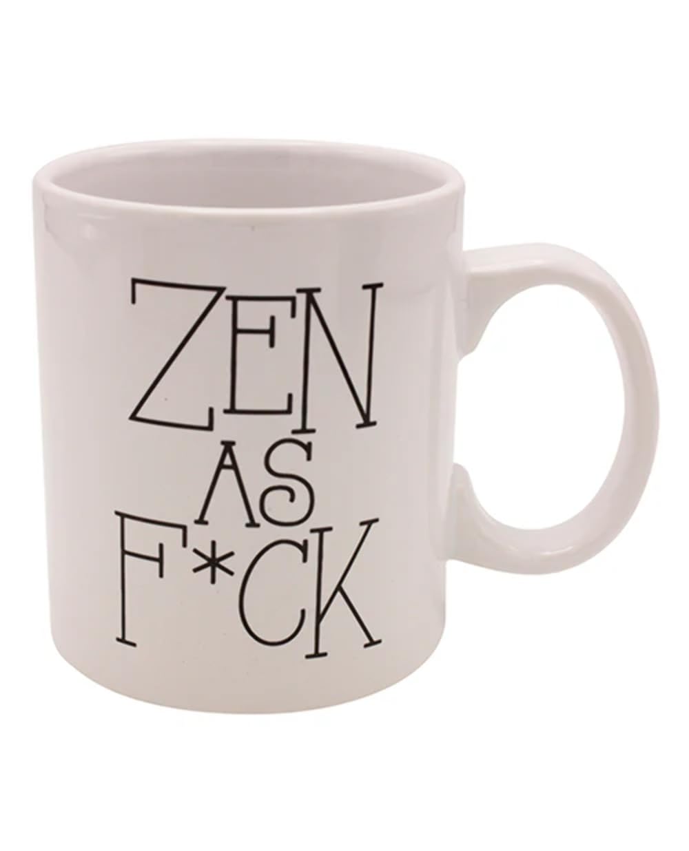 Island Dogs Zen As F*ck Giant 22oz Ceramic Novelty Mug - Perfect for Coffee, Tea & Relaxation Gifts