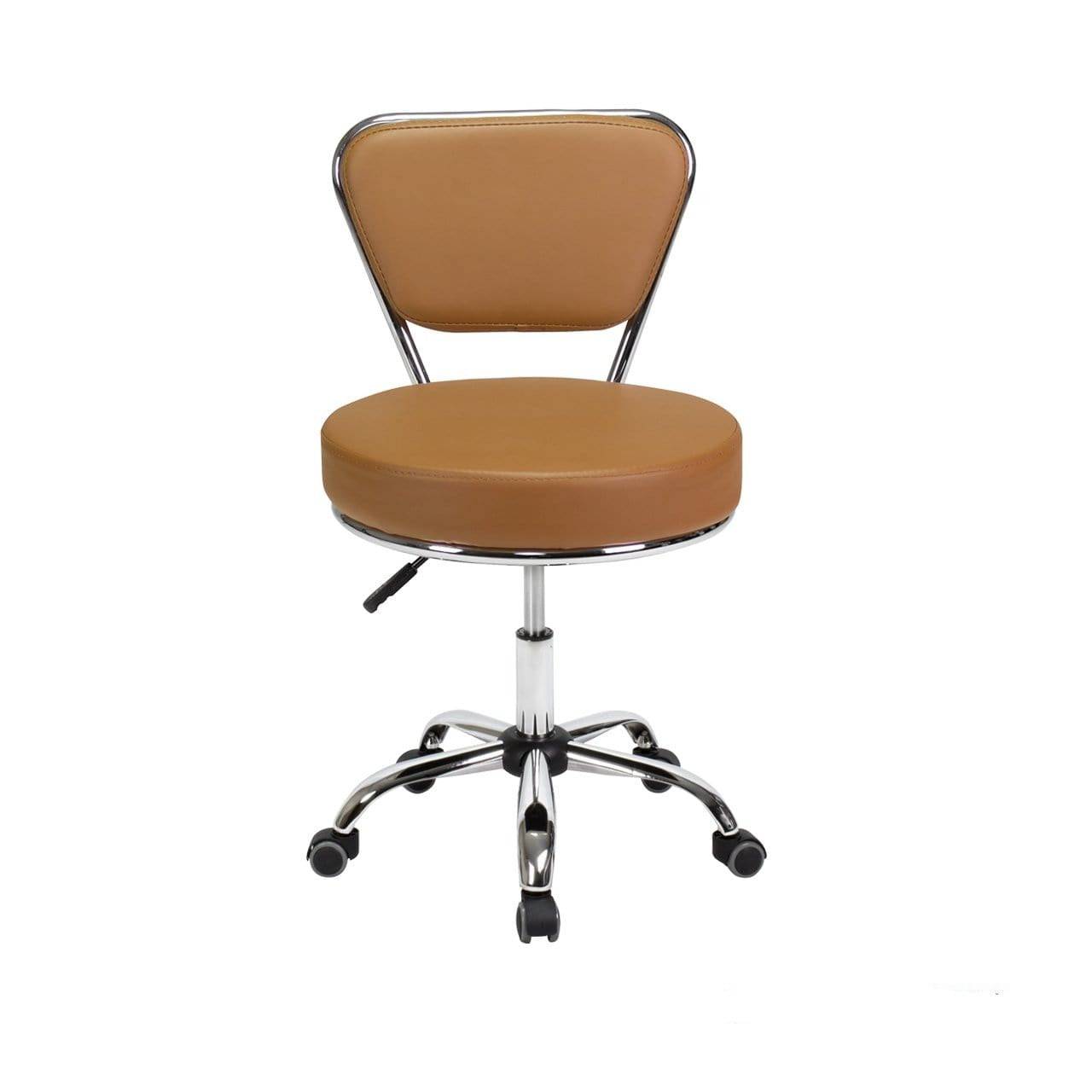 Professional Dayton Salon Manicure Technician Stool - Adjustable Height Rolling Stool for Nail Technicians, Spa & Beauty Professionals - Perfect for Manicures, Pedicures & Salon Services