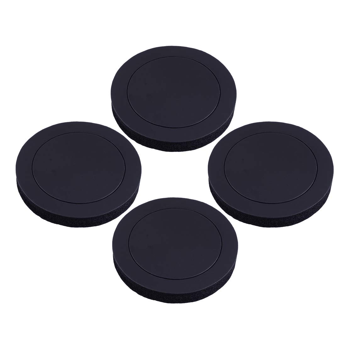 Beler 4PCS 6.5'' Car Door Speaker Soundproof Cotton Ring - Bass Enhancer & Noise Reduction Pads for Car Audio System Upgrade - Perfect for Sedans, SUVs and Trucks