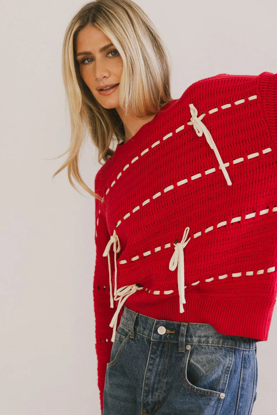 Melissa Knit Sweater Women's Cozy Pullover - Final Sale | Perfect for Fall & Winter Fashion, Casual Outfits, and Office Wear