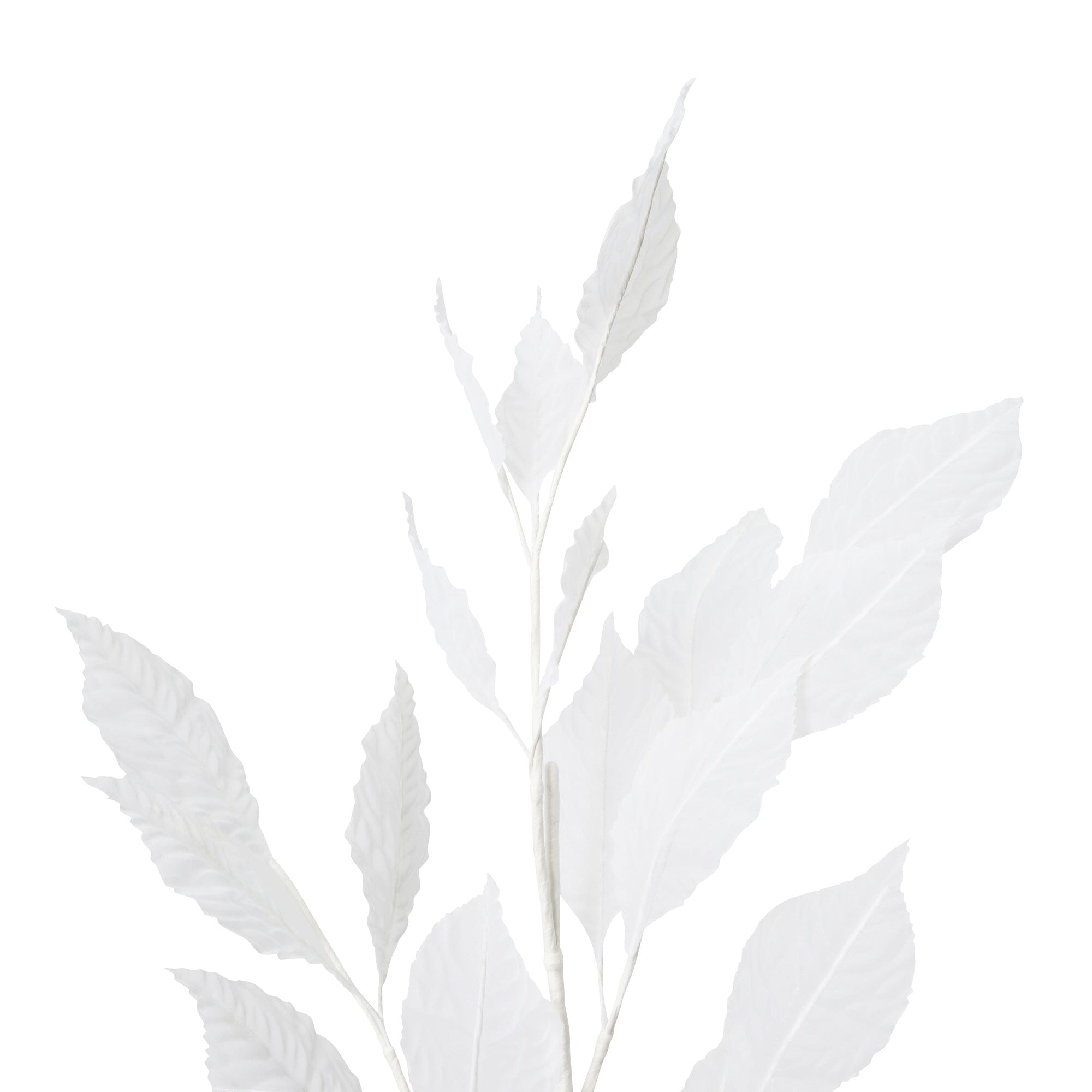 Elegant Artificial Flower Sheer Leaf White - Perfect for Home Decor, Wedding Centerpieces, and Floral Arrangements