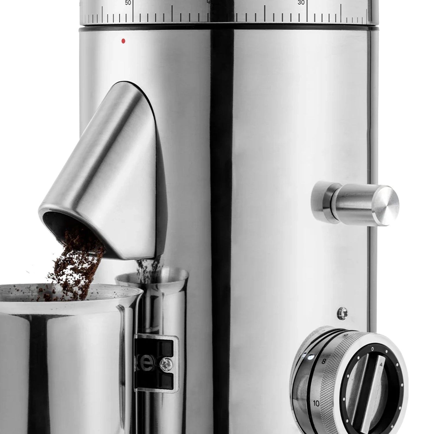 Premium Aarke Flat Burr Coffee Grinder - Stainless Steel Electric Coffee Bean Grinder for Espresso, French Press & Drip Coffee - Perfect for Home Baristas & Coffee Enthusiasts