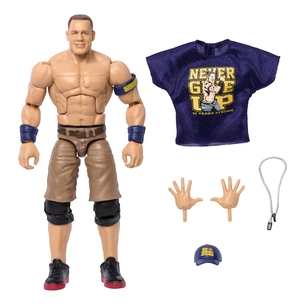 John Cena WWE Elite Collection Greatest Hits 2025 Action Figure - Authentic WWE Wrestling Collectible for Fans & Display - Perfect for Home Decor, Gift Giving, and Wrestling Memorabilia Collections