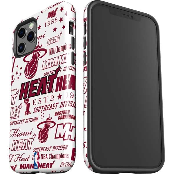 Officially Licensed NBA Miami Heat Historic Blast Phone Case for iPhone 12 Pro Max - Durable Impact Protection - Perfect for Basketball Fans & Game Day