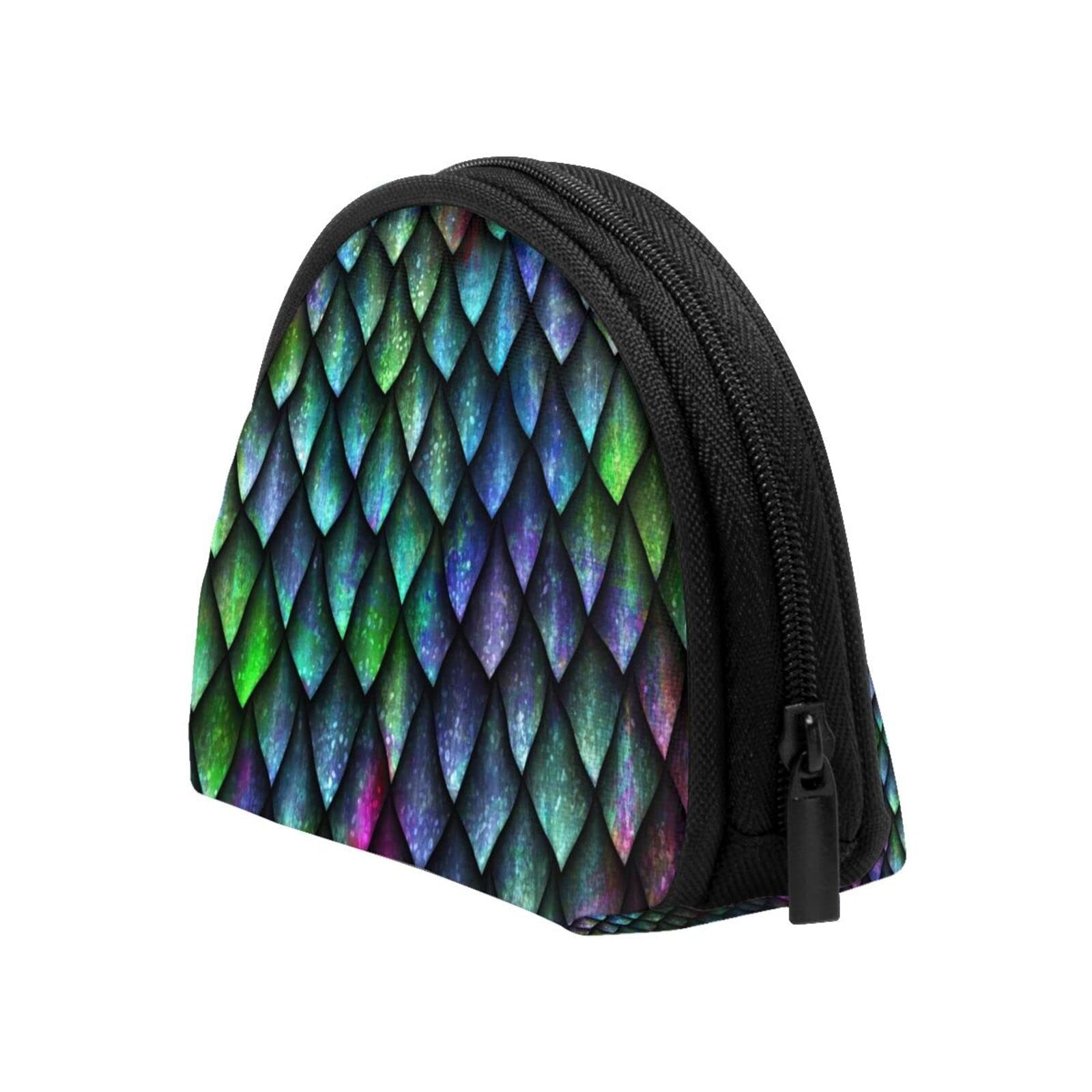 Dragon Scale Coin Purse - Zippered Wallet for Men & Women | Unique Change Holder for Coins & Cash | Perfect for Cosplay, Renaissance Fairs & Everyday Use