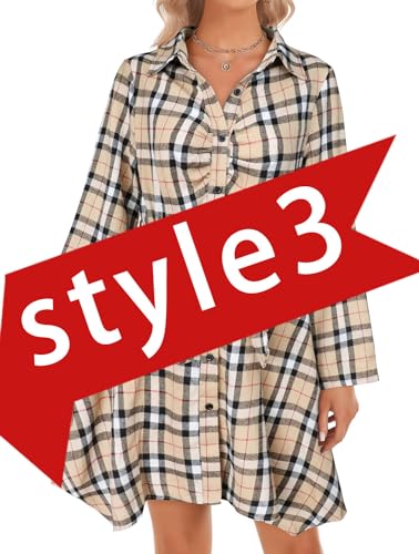 B-pleated Front Chest Apricot Black Plaid