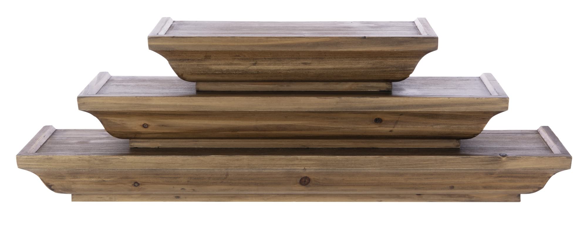 Kiera Grace Muskoka Fitz Wooden Shelves Set of 3 - 12