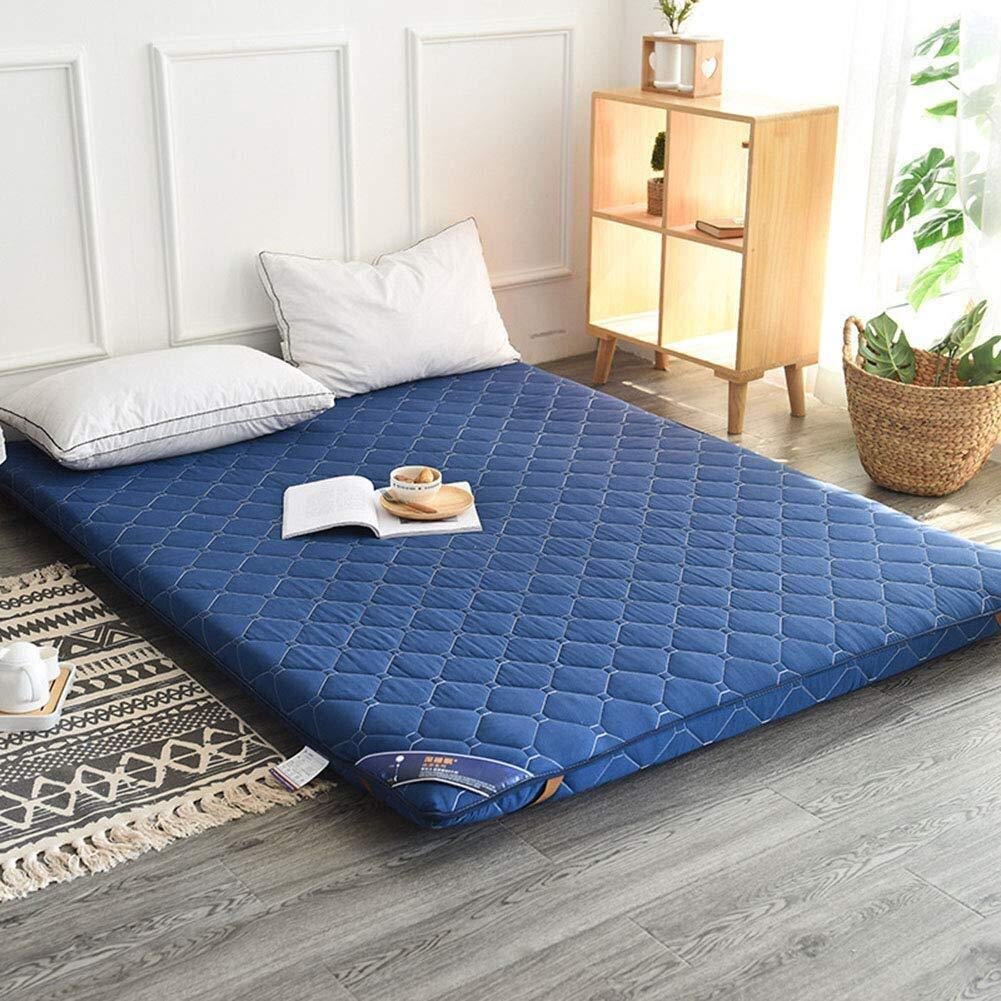 Japanese Floor Futon Mattress - Foldable Roll-Up Foam Sleeping Mat for Floor, Guest Bed & Travel | Portable Floor Futon for Small Spaces, Camping & Home Use