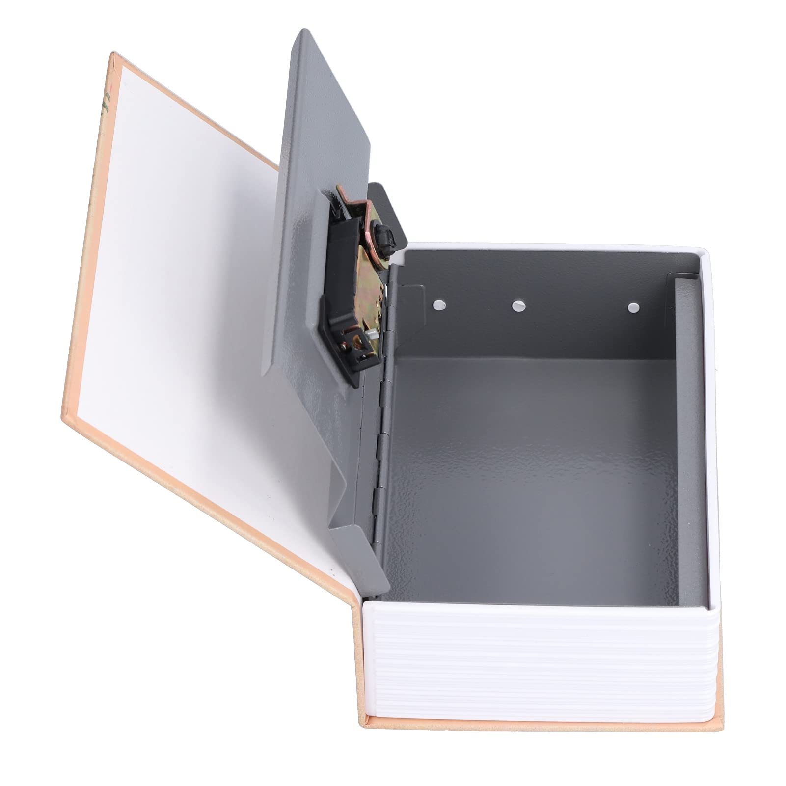 Mini Book Shaped Money Box with Stainless Steel Liner - Compact Safe Storage for Cash, Jewelry & Valuables - Perfect for Home, Dormitory, Office & Travel Security