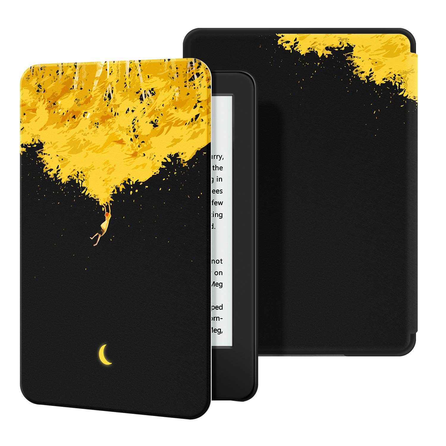 Premium PU Leather Case for Kindle 10th Generation (2019 Model) - Auto Wake/Sleep Protective Cover - Compatible with Amazon Kindle 2019 Only (Not for Paperwhite/Oasis/2022) - Perfect for Reading, Travel & Daily Use