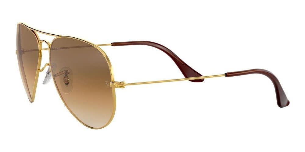 Ray-Ban RB3025 Classic Aviator Sunglasses - Polarized UV Protection Lenses for Men & Women - Perfect for Driving, Travel & Outdoor Activities
