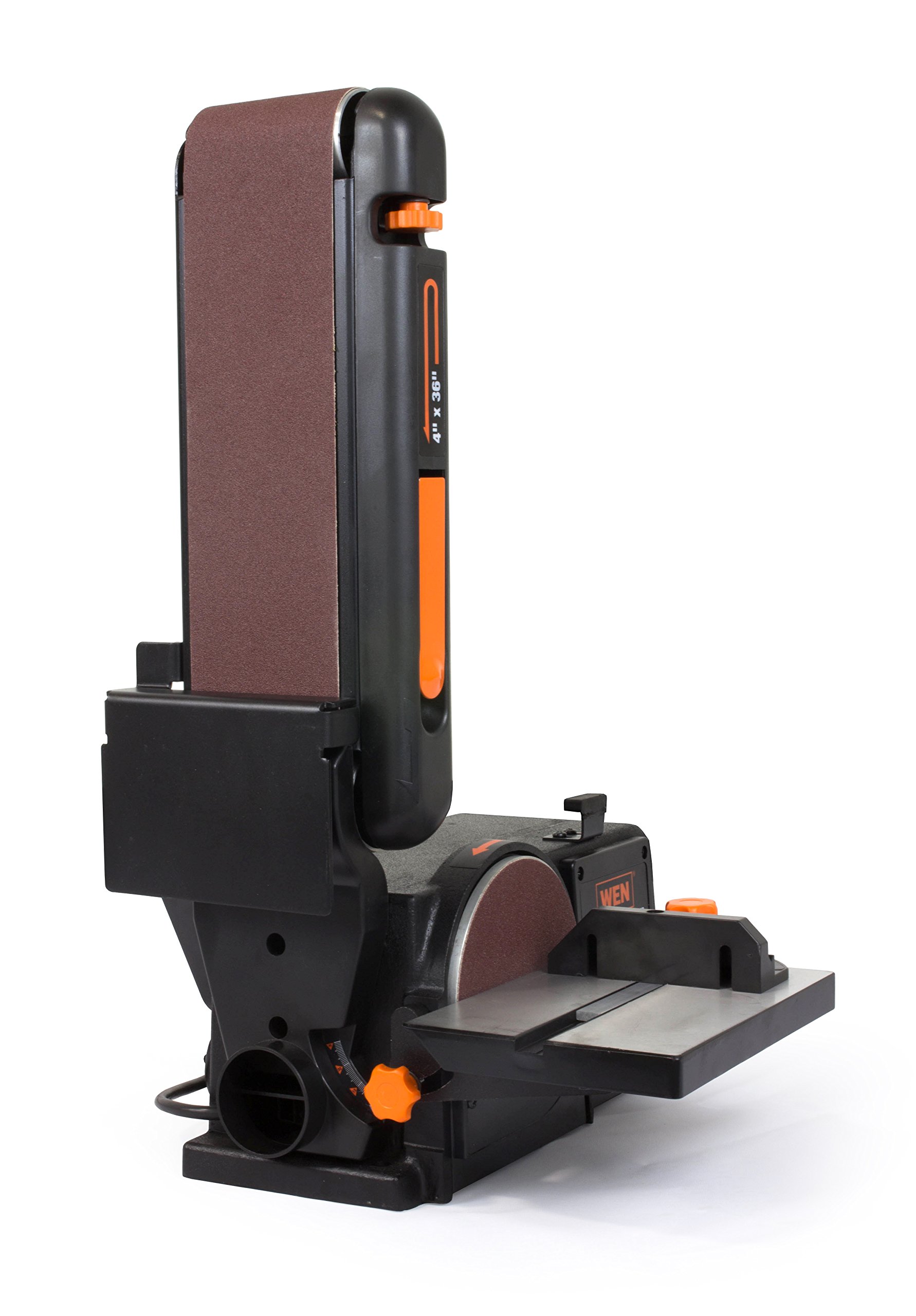 WEN 16-Inch Variable Speed Scroll Saw with Belt Disc Sander Combo - Perfect for Woodworking, DIY Projects & Crafting