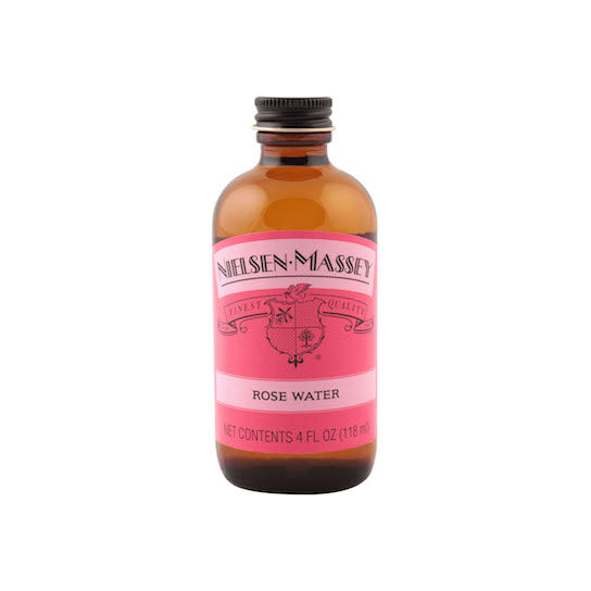 NIELSEN MASSEY Pure Rose Water for Baking, Desserts & Cocktails – Natural Flavor Enhancer for Cakes, Pastries & Beverages