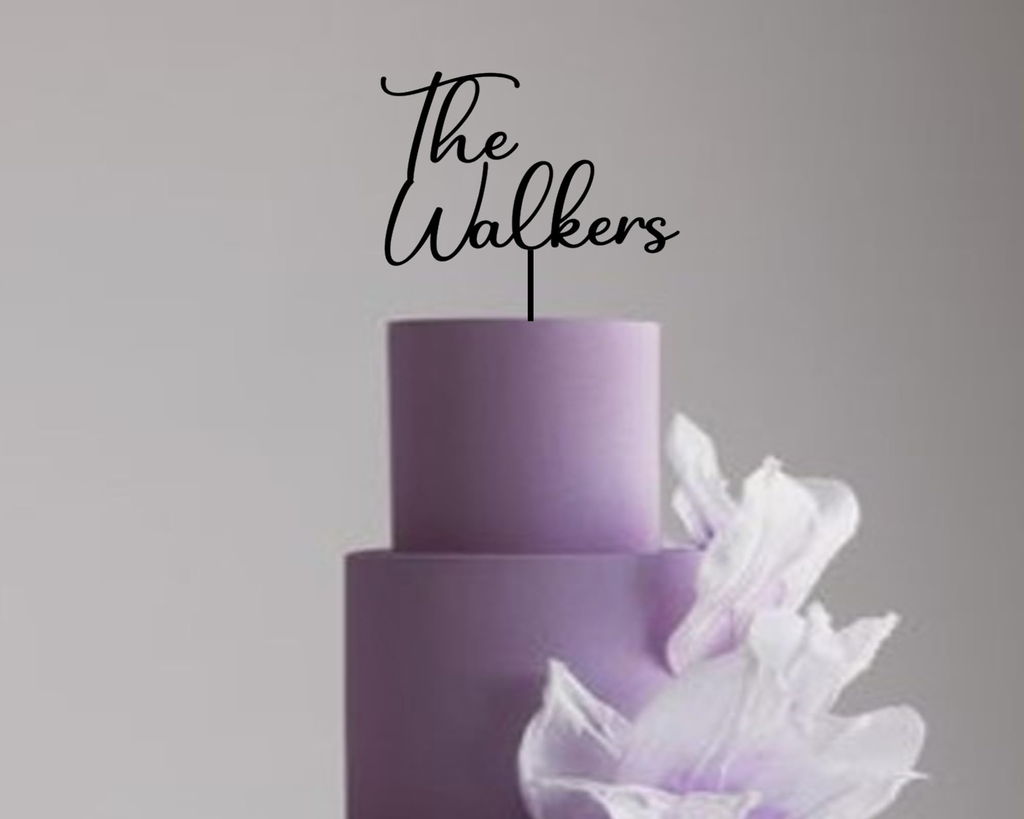 Custom Wedding Cake Toppers - Personalized Bride & Groom Topper for Anniversary Cakes | Perfect for Wedding, Bridal Shower & Anniversary Celebrations