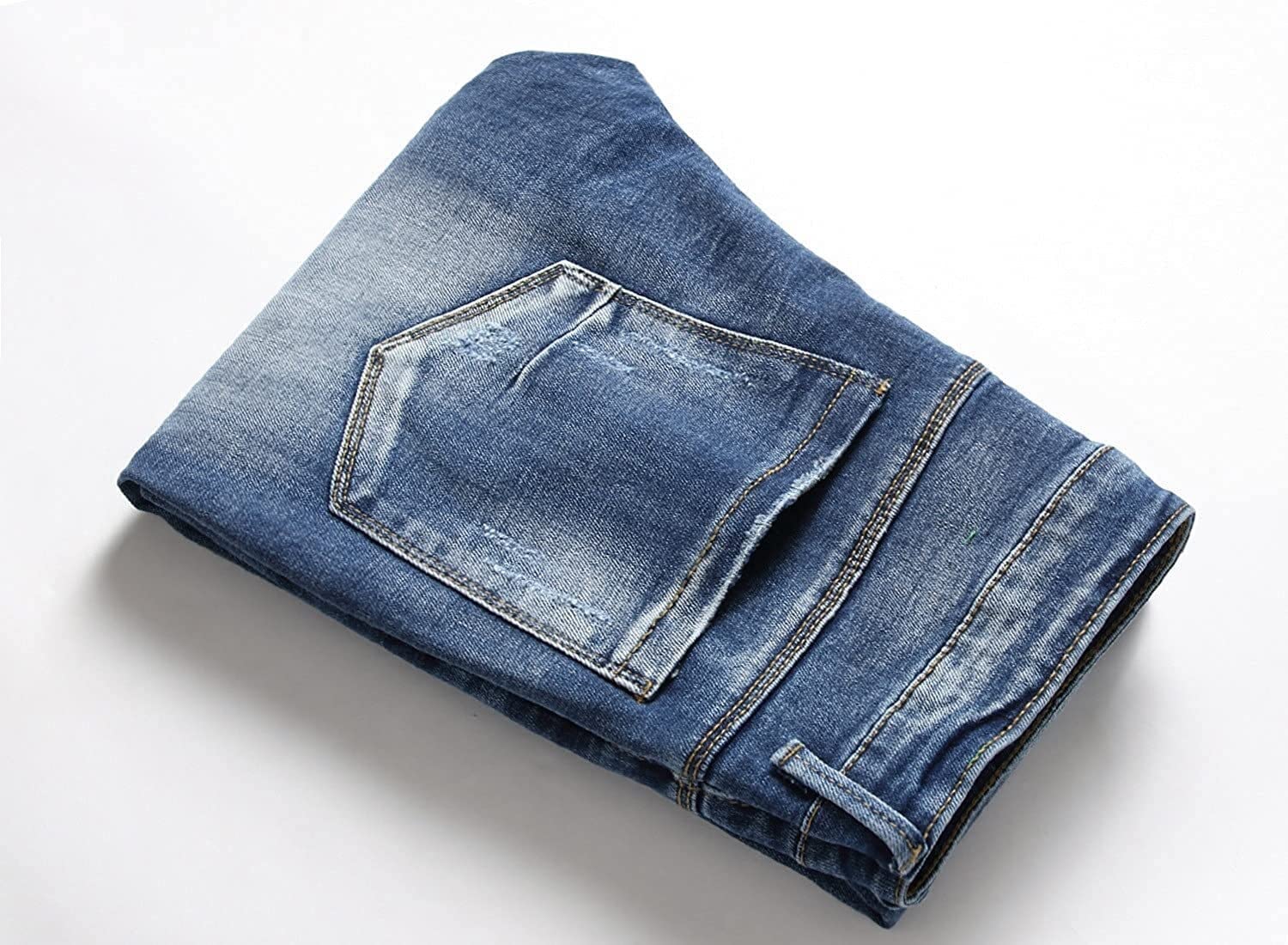 Men's Hip Hop Jeans - Straight Fit Denim Pants for Casual Wear | Trendy Streetwear & Everyday Comfort