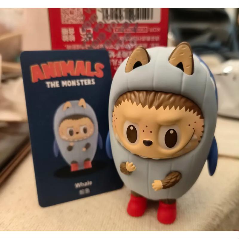 Labubu The Monsters Animals Series Whale Collectible Figure - Cute Kawaii Vinyl Toy for Display, Gifts & Anime Collections