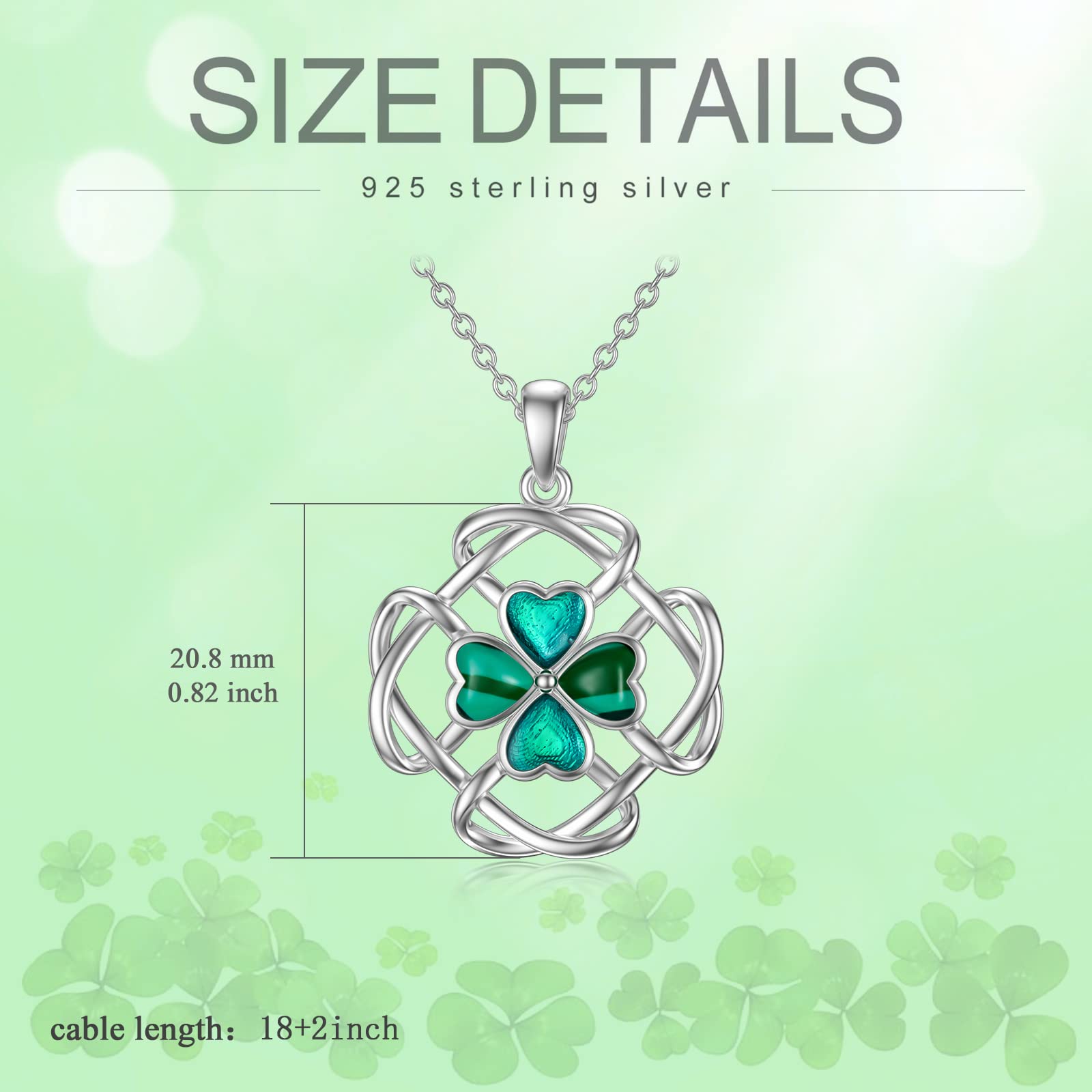 Sterling Silver Necklace for Women - Scottish Thistle, Cross, Tree of Life, Shamrock, Lotus & Rose Flower Pendant Jewelry | Perfect Gift for Wife, Girlfriend, Mom & Daughter | Elegant for Weddings, Anniversaries & Special Occasions