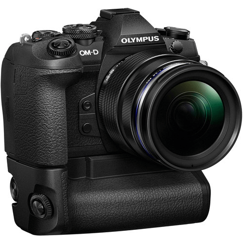 OM SYSTEM Power Battery Holder HLD-9 for Olympus OM-D E-M1 Mark II Camera - Perfect for Travel & Outdoor Photography