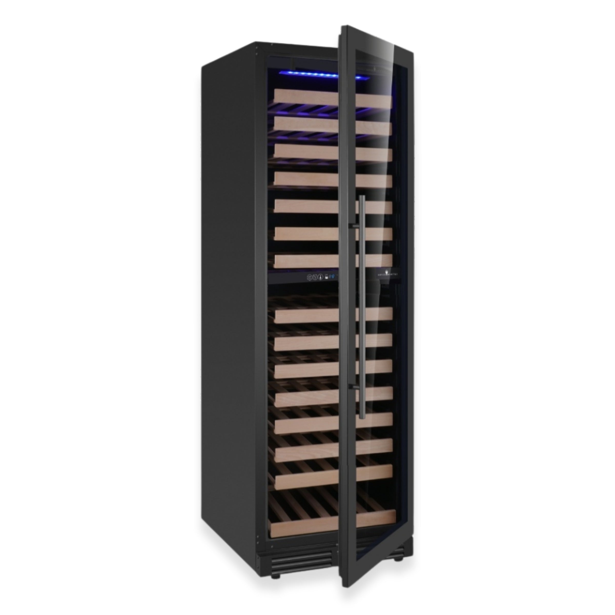 48 Inch Tall Dual Zone Upright Wine Cooler - Energy Efficient Low-E Glass & Ultra Quiet Cooling Technology - Perfect for Home Bars, Restaurants, and Wine Cellars