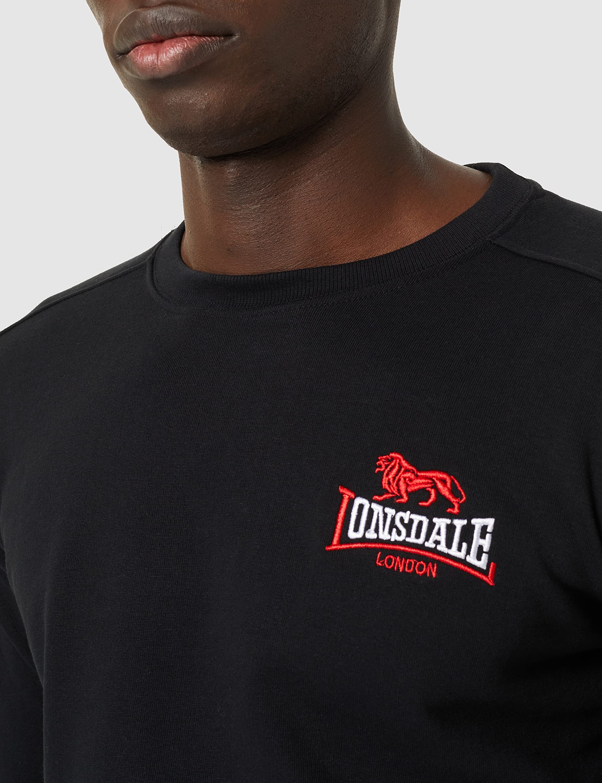 Lonsdale Herren Lympstone Sweatshirt | Premium Quality Men's Hoodie for Casual Wear & Outdoor Activities