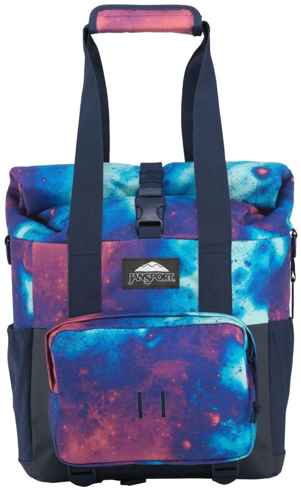 JanSport Chill Break Cooler Backpack - Insulated Lunch Bag for Work, School & Outdoor Adventures | Outer Space Design | Keeps Food & Drinks Cold for Hours