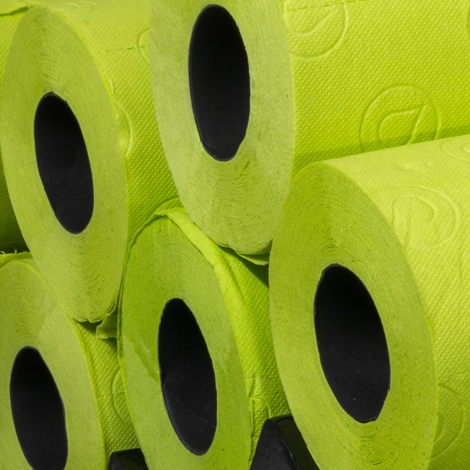 Eco-Friendly Black Label Green Toilet Paper | 6 Rolls | Colored 3-Ply | Double-Sided Softness | Sustainable Bathroom Tissue for Home & Office Use
