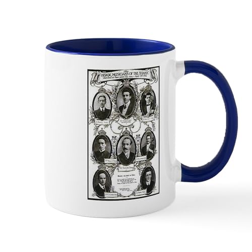 White/Navy Inside - The Courageous Titanic Band Mug
