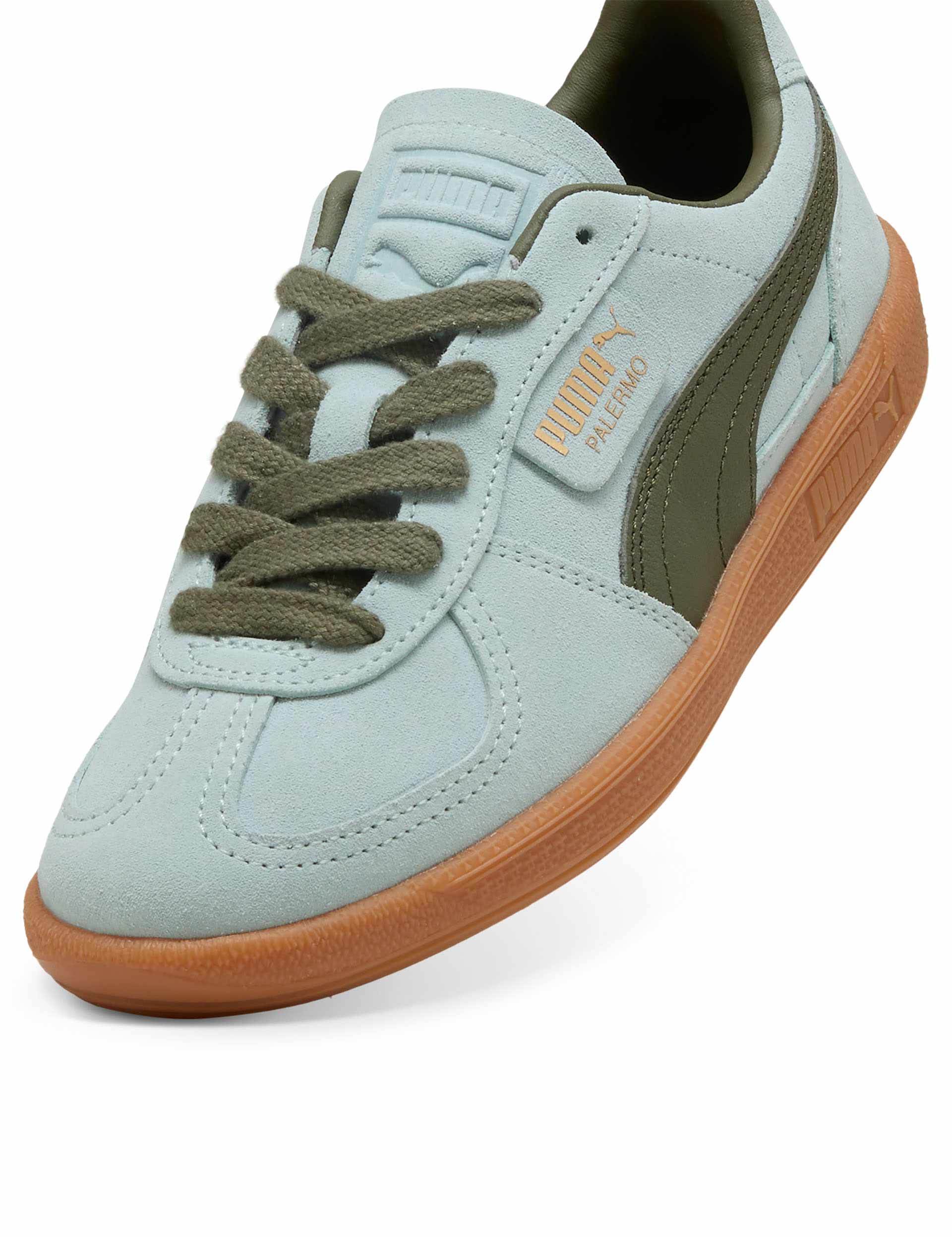 Palermo Sneakers for Men & Women - Comfortable Casual Shoes in Peaceful Blue & Loden Green | Perfect for Walking, Travel & Everyday Wear