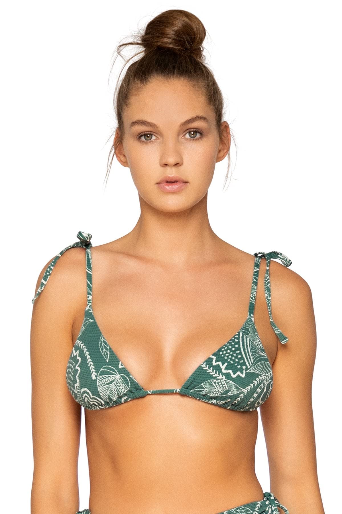 B Swim Tulum Tie-Tri Bikini Top - Stylish Women's Swimwear for Beach & Pool - Perfect for Summer Vacations, Tropical Getaways & Water Sports