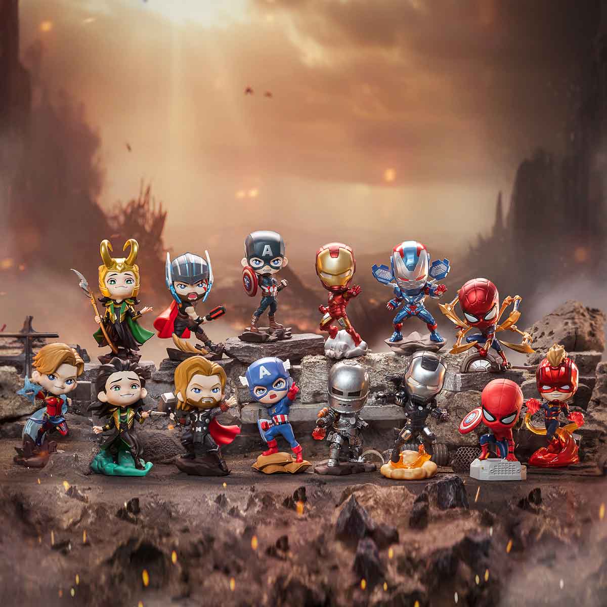 Marvel Infinity Saga Series Action Figures - Collectible Avengers & Guardians of the Galaxy Character Toys for Display & Play | Perfect for Marvel Fans, Gift Giving & Home Decor