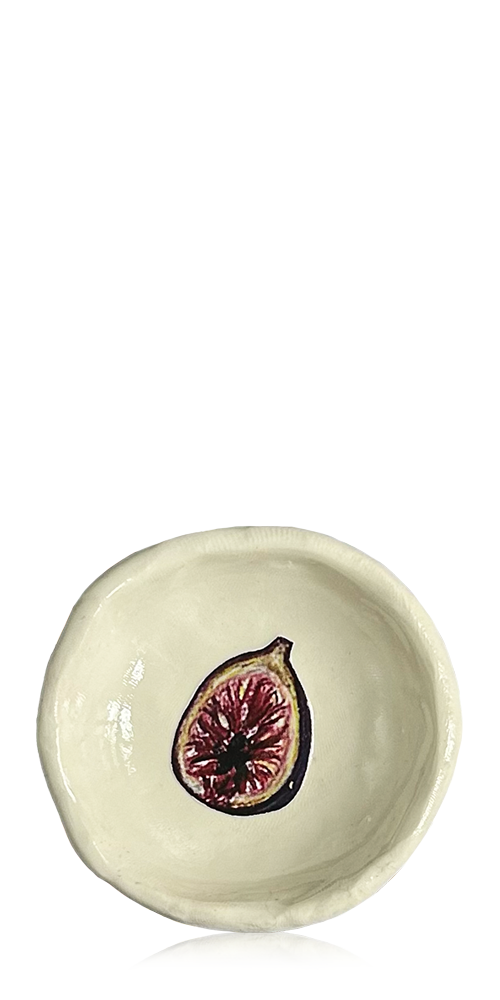 Ceramic Fig Dish - Elegant Serving Plate for Fruits, Nuts & Appetizers | Perfect for Parties, Dining & Home Decor