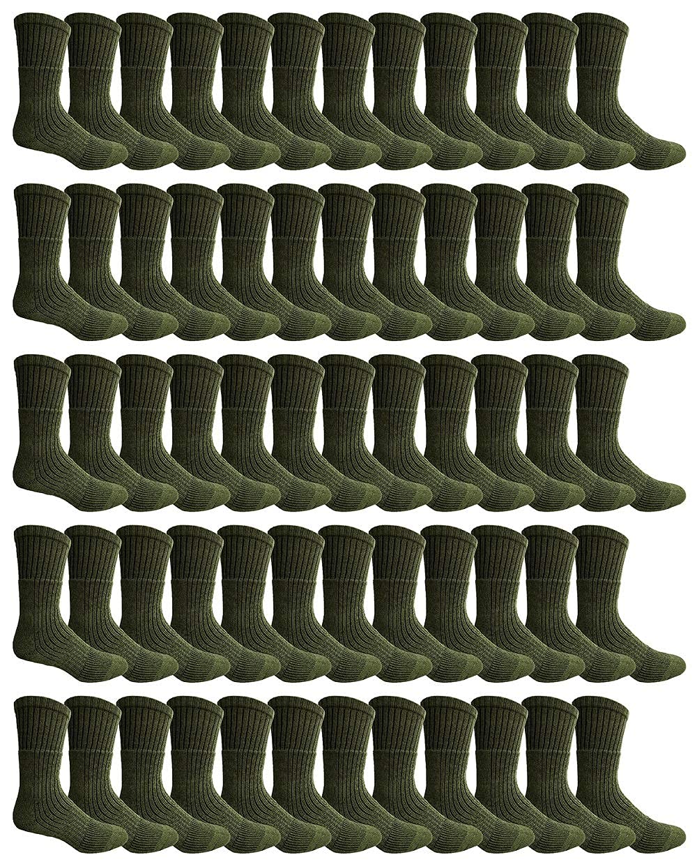 Yacht & Smith Military Grade Men's Army Socks - Size 10-13 for Hiking, Hunting & Outdoor Activities
