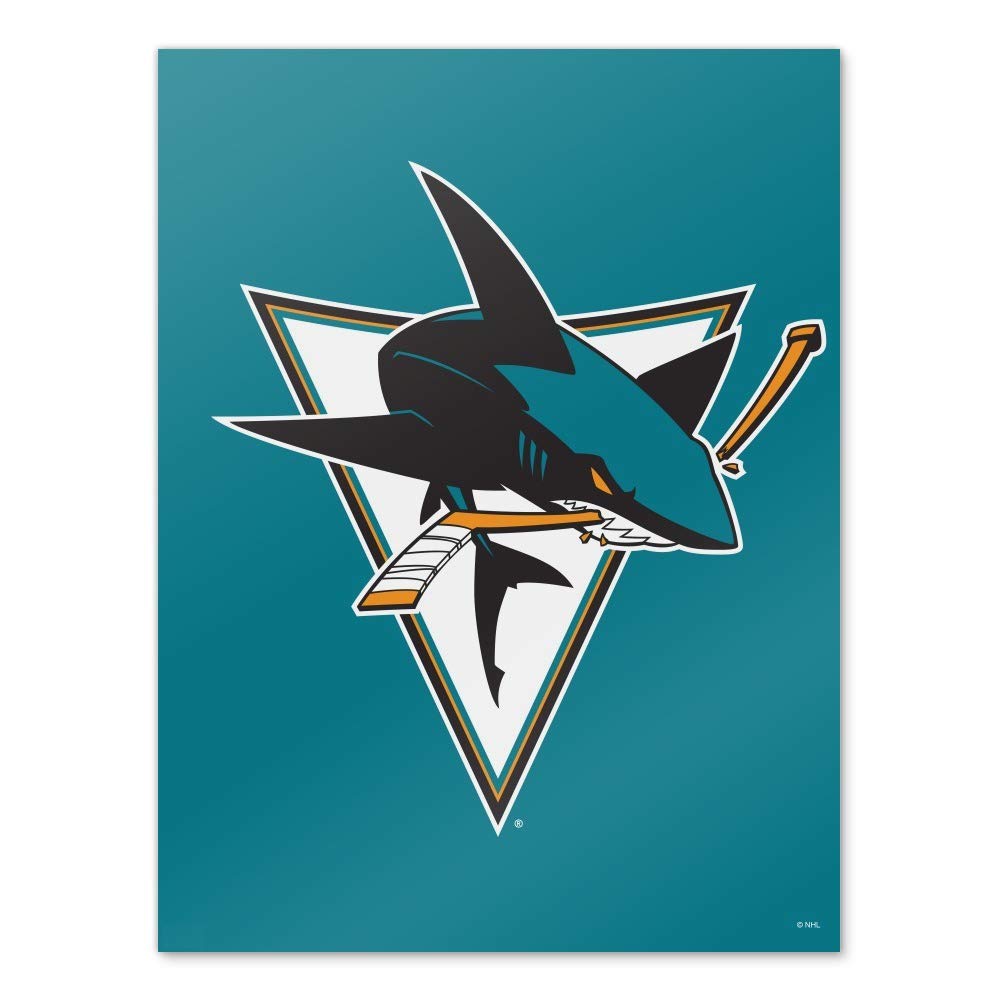 NHL San Jose Sharks Logo Wall Decor - Premium Wooden Plaque for Home, Office & Business - Perfect for Sports Fans & Team Spirit