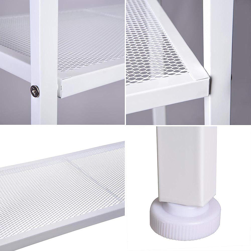 4-Tier Industrial Ladder Bookshelf with Sturdy Metal Frame - Wide Open Display Shelf for Books, Plants & Home Decor - Perfect for Living Room, Office, Kitchen & Bedroom Storage Organization