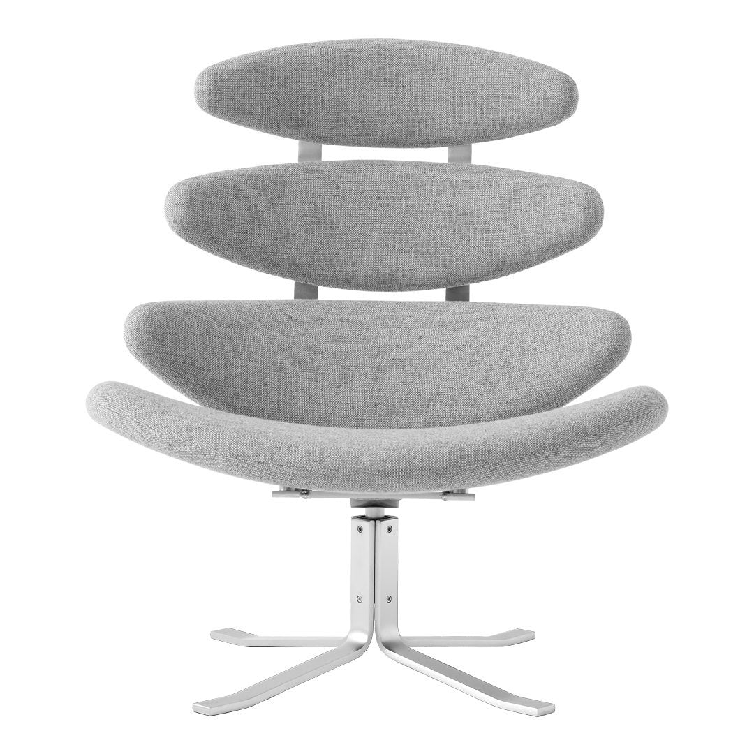 Erik Jørgensen Corona Swivel Lounge Chair - Modern Rotating Armchair for Living Room, Office & Lounge Areas - Premium Scandinavian Design Furniture for Home Decor