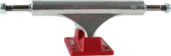 Ace Classic High Truck 44/5.75 Polished/Red Skateboard Trucks (Set of 2) - Premium Skateboard Parts for Street & Park Riding - Perfect for Tricks & Smooth Turns