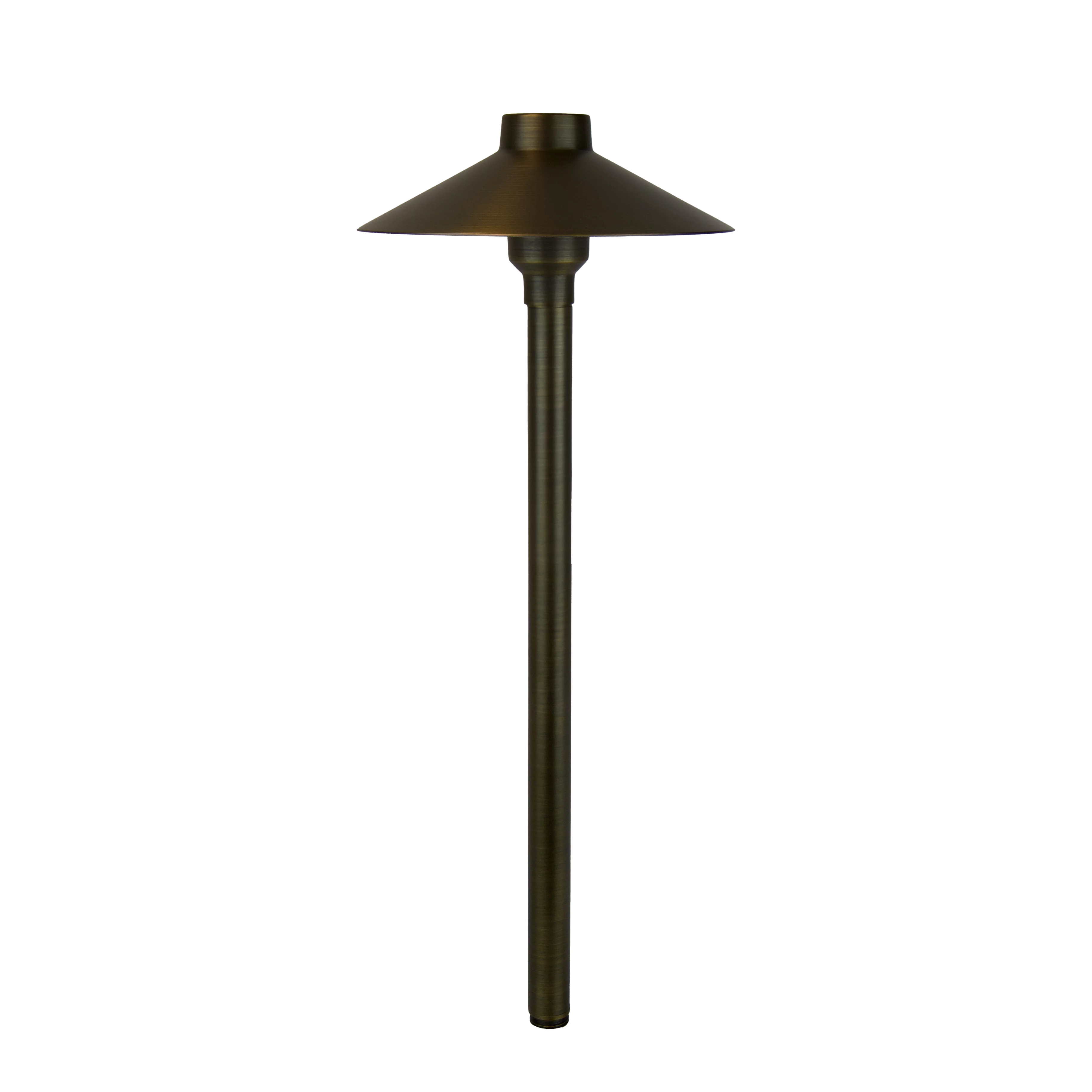 Brilliance Black Diamond Low Voltage G4 Brass Path Light - Outdoor Landscape Lighting for Garden, Walkway, and Driveway Illumination